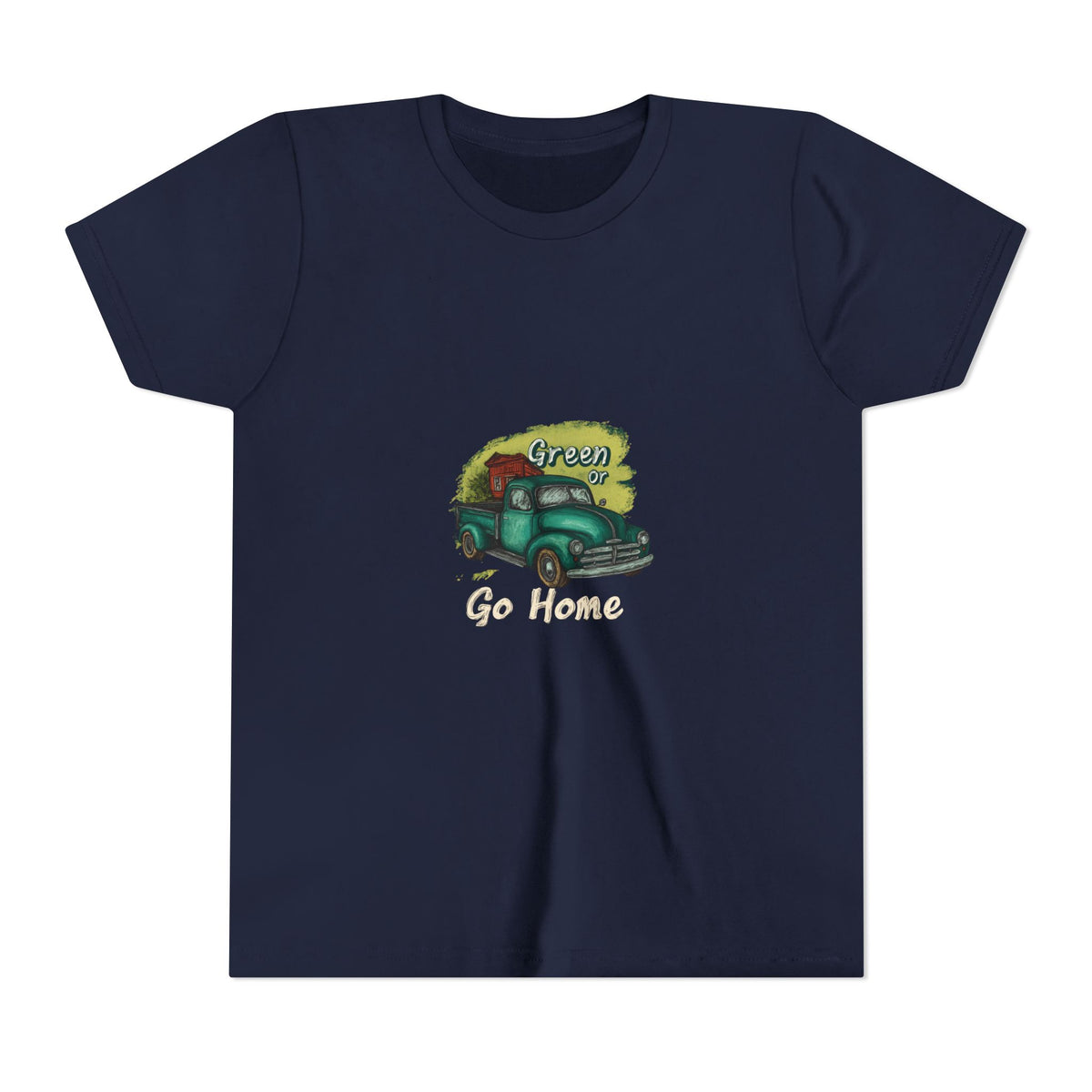 Go Green or Go Home 2 Kids Tee | Youth Plant Lover Shirt