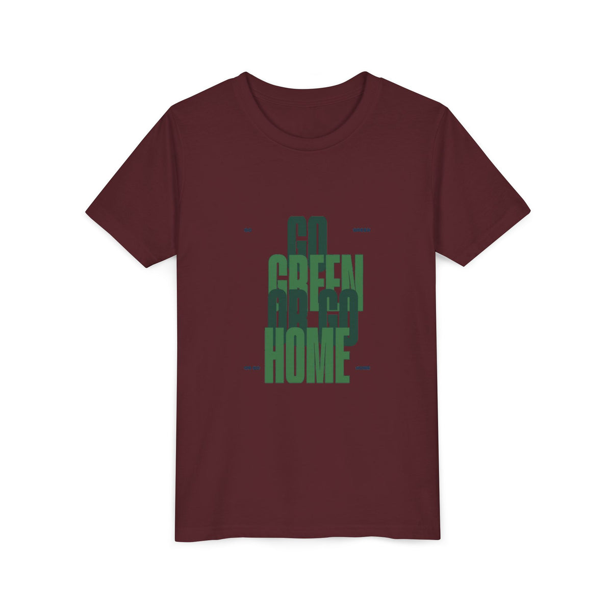 Go Green or Go Home Kids Tee | Youth Plant Lover Shirt