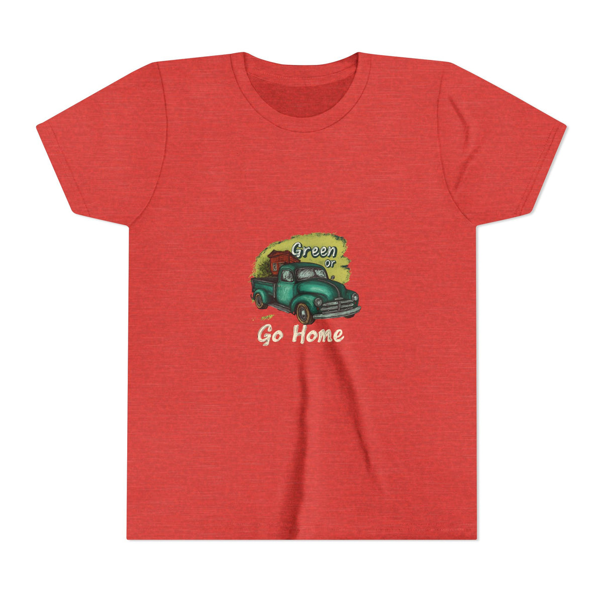 Go Green or Go Home 2 Kids Tee | Youth Plant Lover Shirt