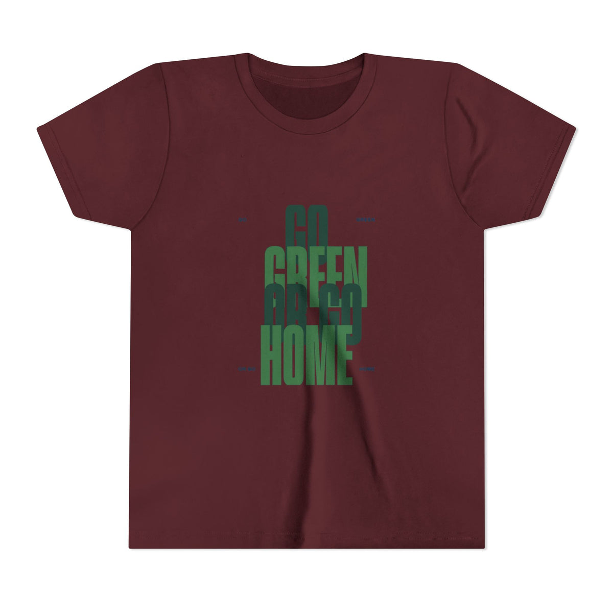 Go Green or Go Home Kids Tee | Youth Plant Lover Shirt