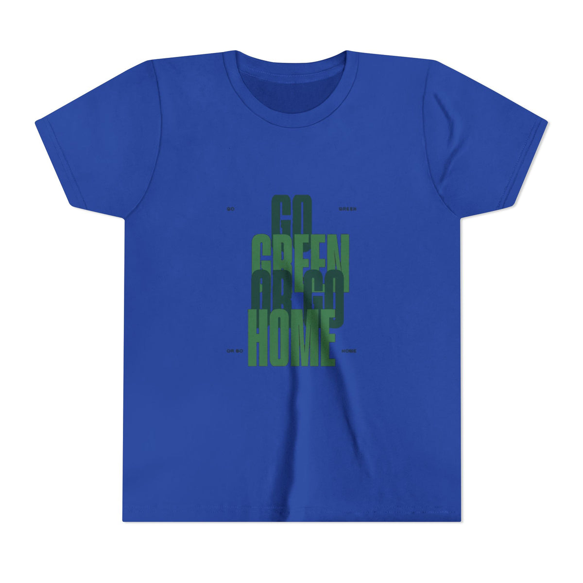 Go Green or Go Home Kids Tee | Youth Plant Lover Shirt