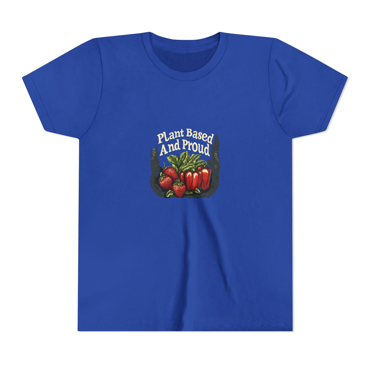 Plant Based and Proud Kids Tee | Youth Plant Lover Shirt