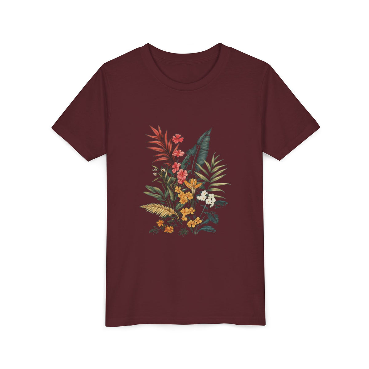 Wild Leaf Whisper Kids Tee | Youth Plant Lover Shirt