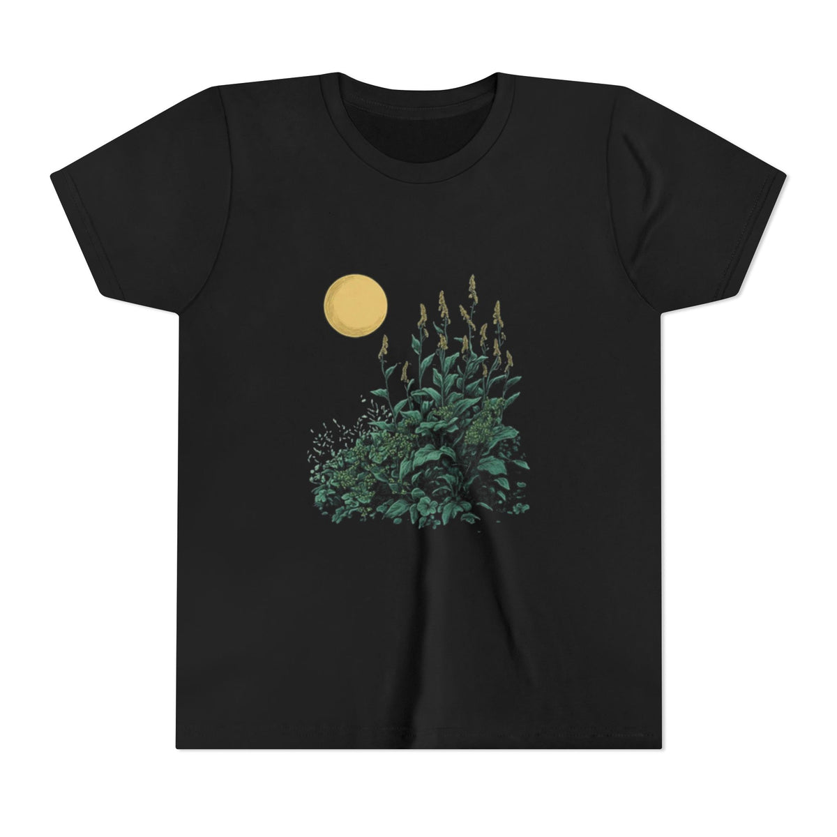 Midnight Flora Kids Tee | Youth Plant Lover Shirt