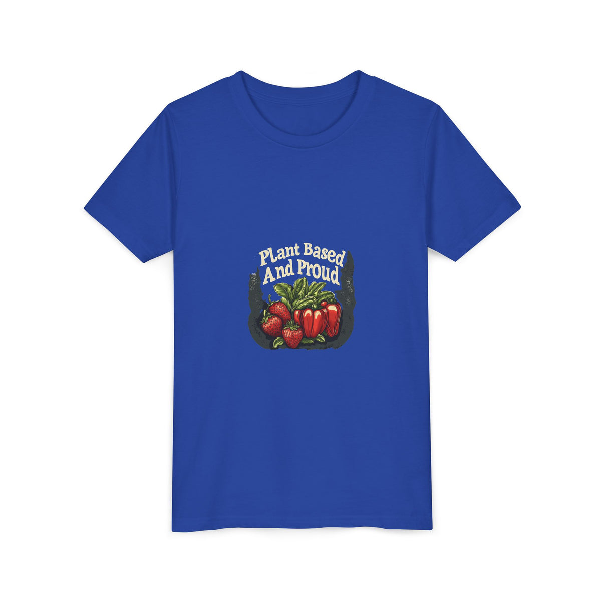 Plant Based And Proud 4 Kids Tee | Youth Plant Lover Shirt