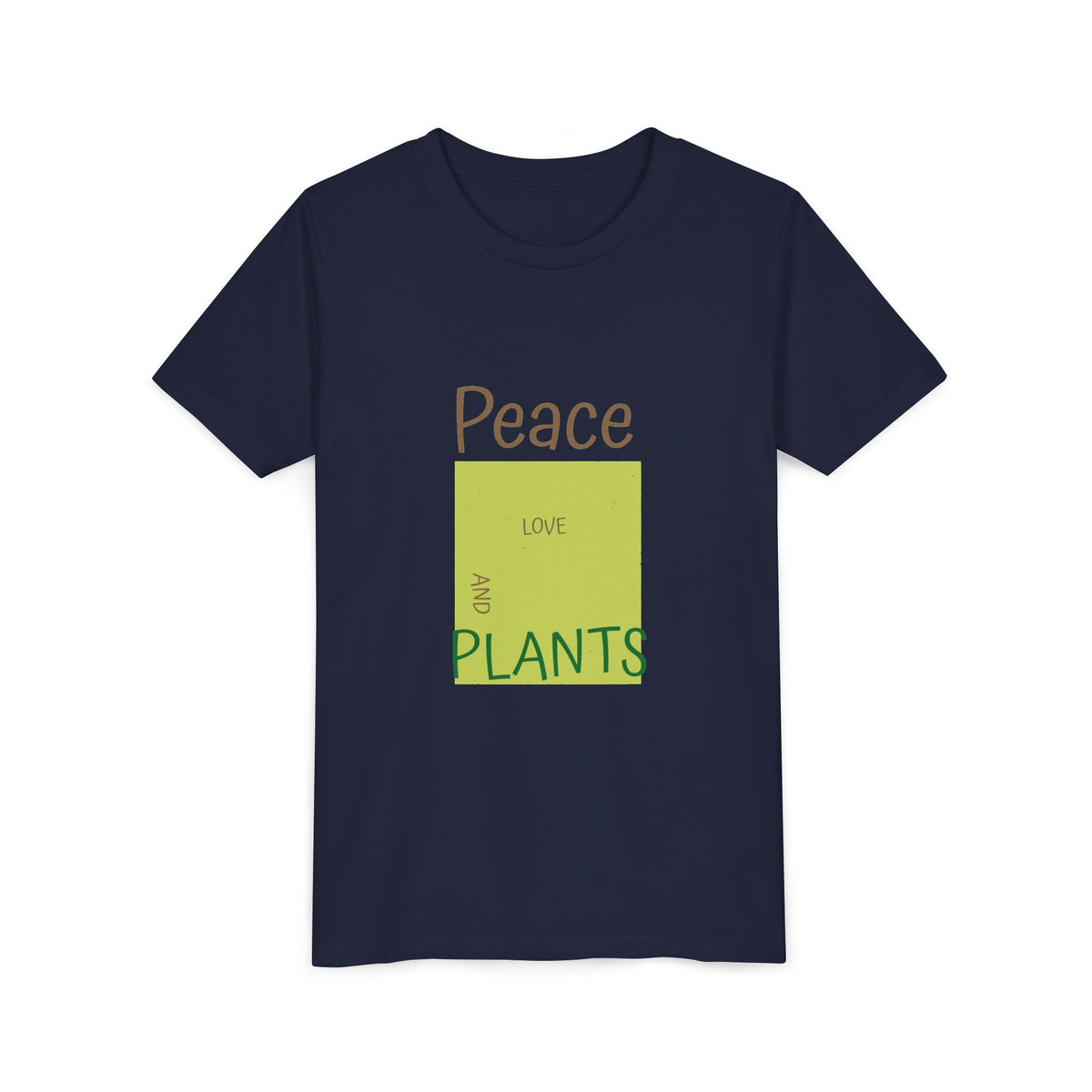 Peace Love And Plants 4 Kids Tee | Youth Plant Lover Shirt
