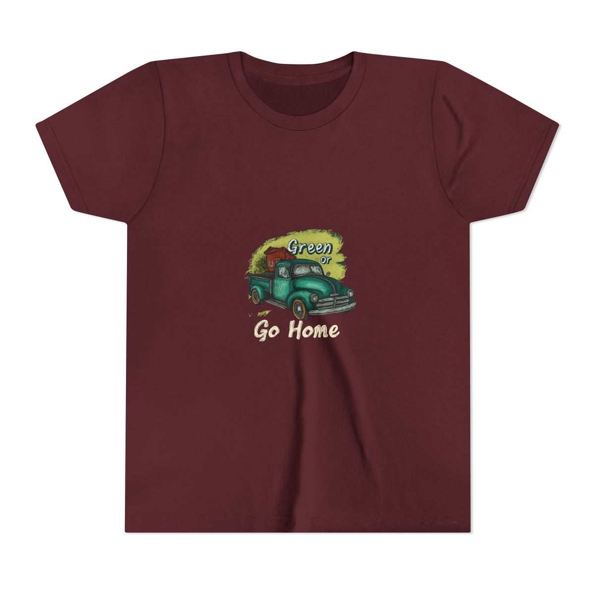 Go Green or Go Home 2 Kids Tee | Youth Plant Lover Shirt