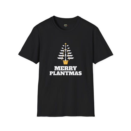 Merry Plantmas Shirt, Plant Lover Christmas Gift, Gardener Holiday Tee, Plant Mom Xmas T-Shirt