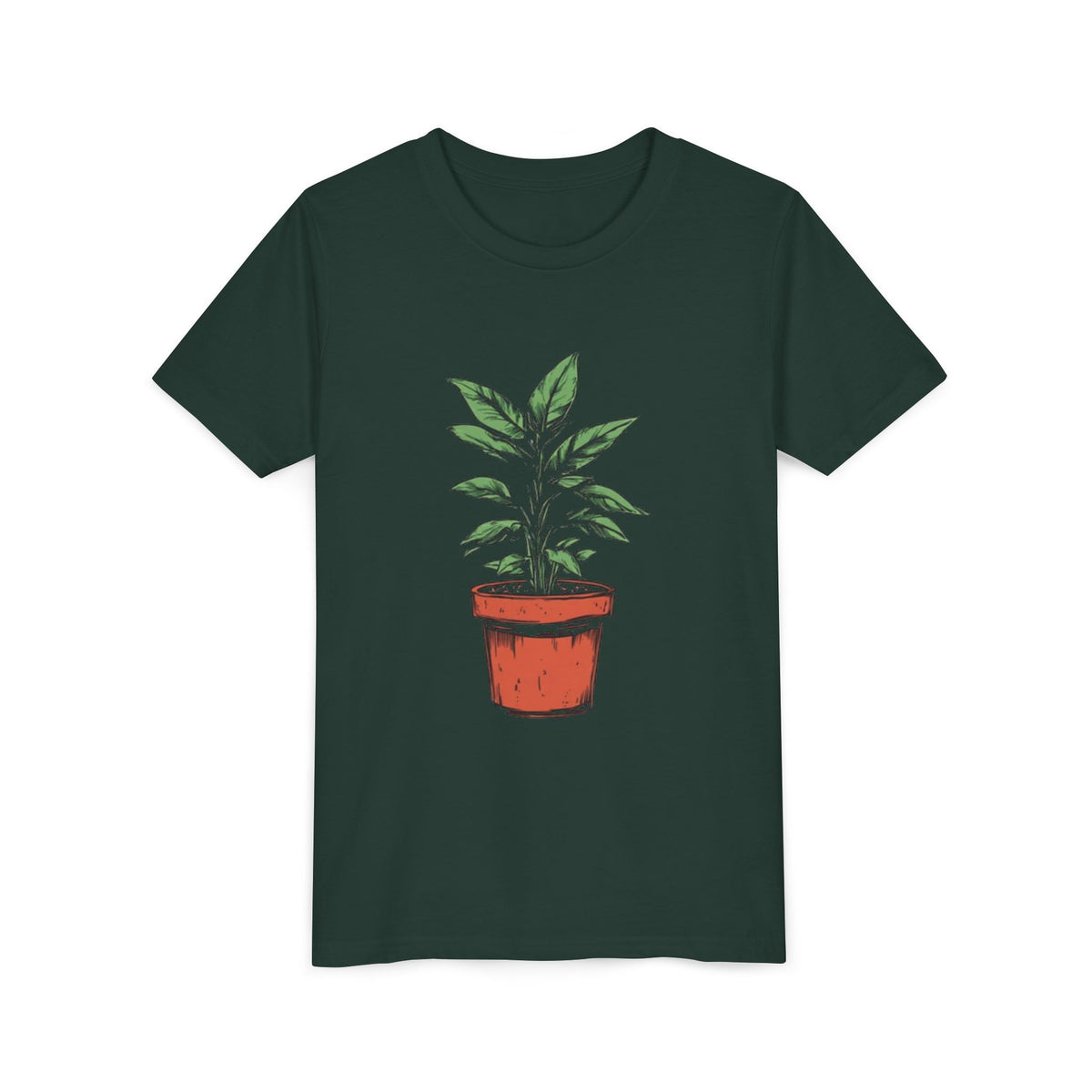 Verdant Heart Kids Tee | Youth Plant Lover Shirt