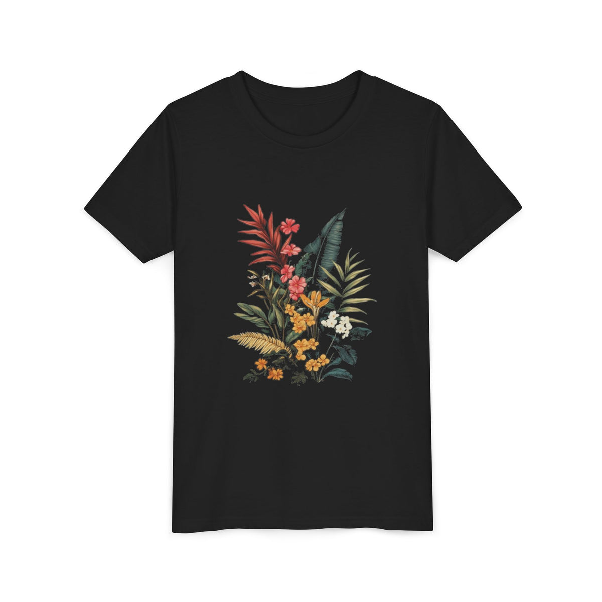 Wild Leaf Whisper Kids Tee | Youth Plant Lover Shirt