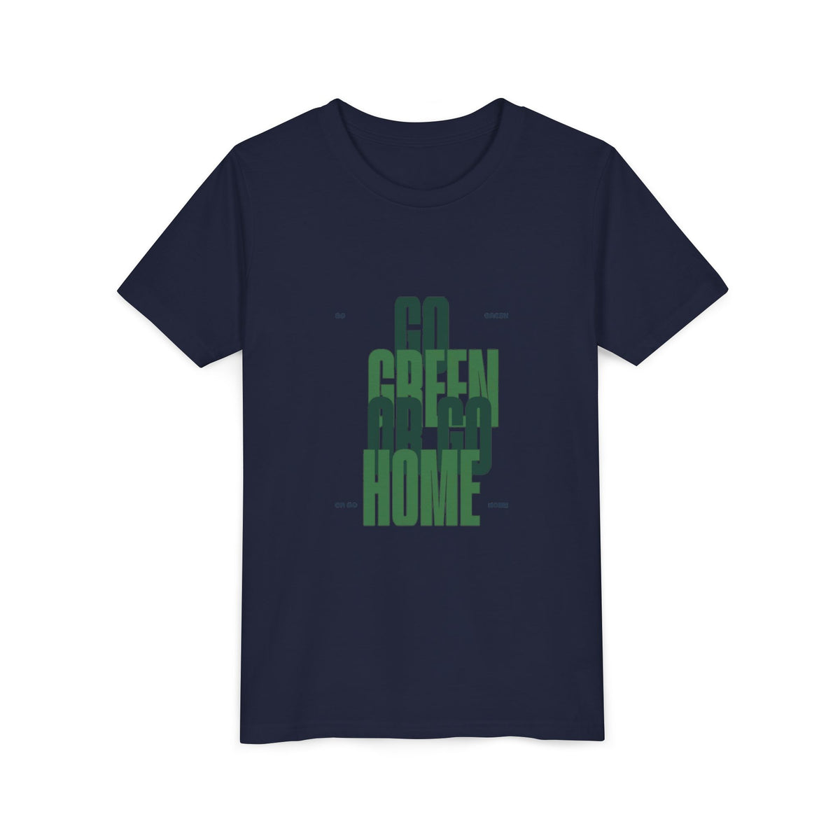 Go Green or Go Home Kids Tee | Youth Plant Lover Shirt