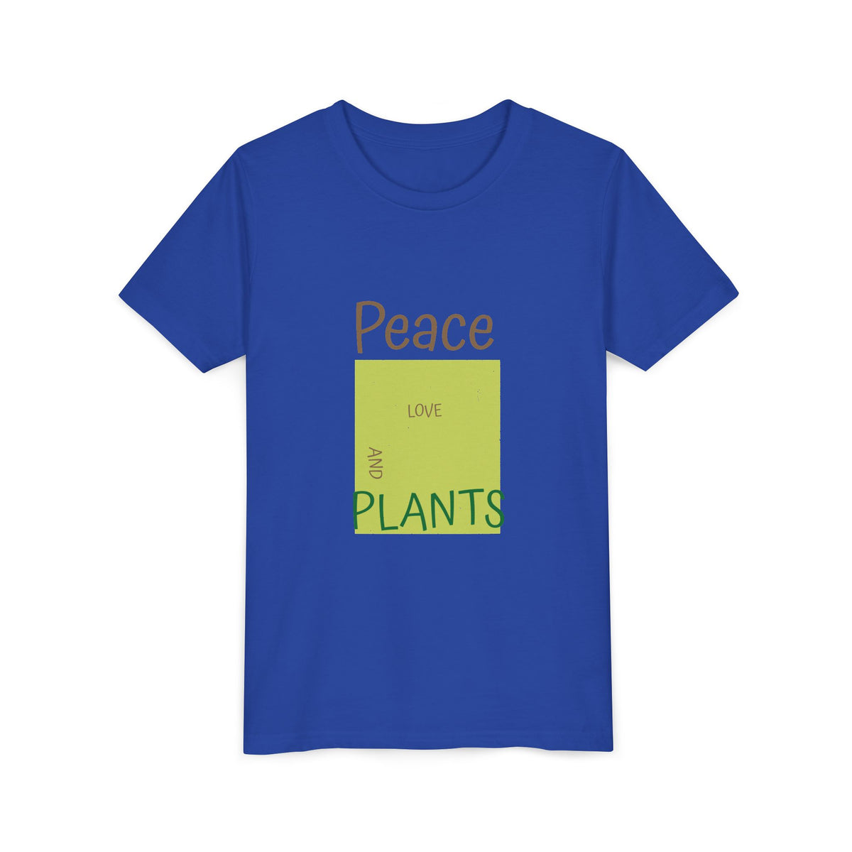 Peace Love And Plants 4 Kids Tee | Youth Plant Lover Shirt
