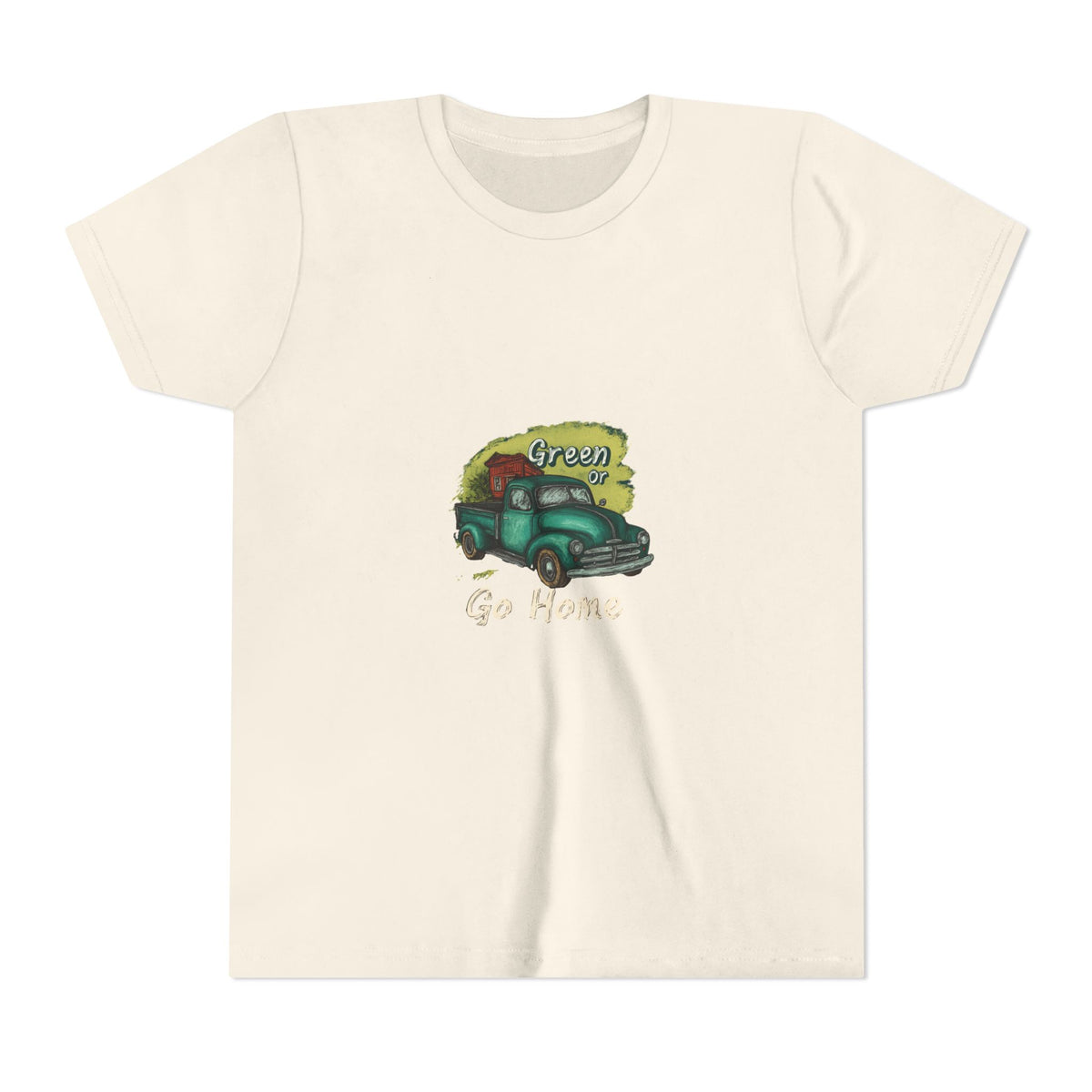 Go Green or Go Home 2 Kids Tee | Youth Plant Lover Shirt