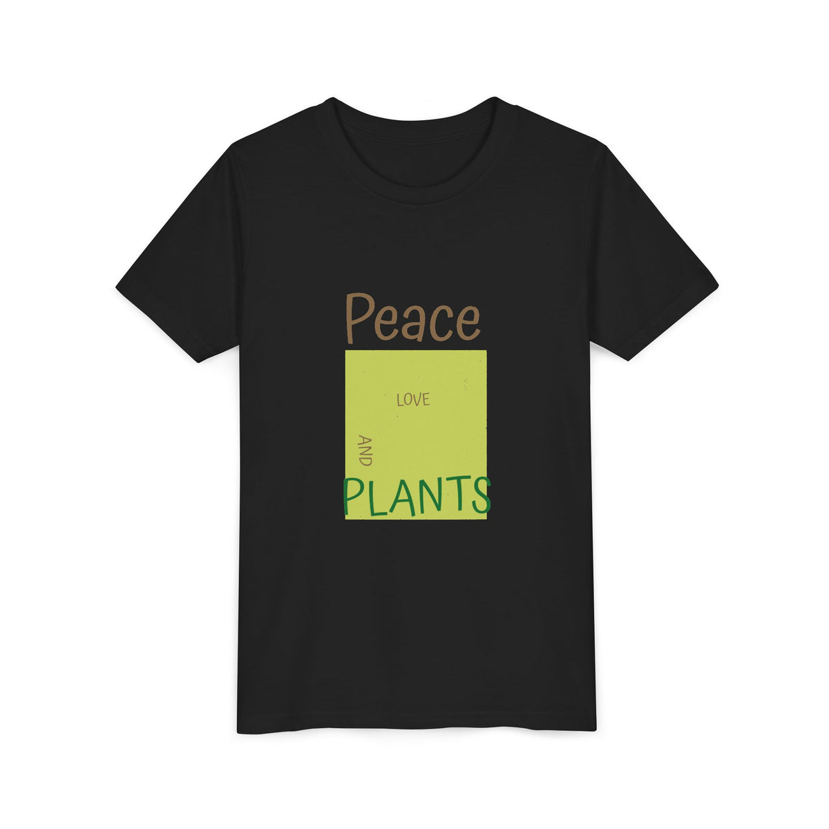 Peace Love And Plants 4 Kids Tee | Youth Plant Lover Shirt
