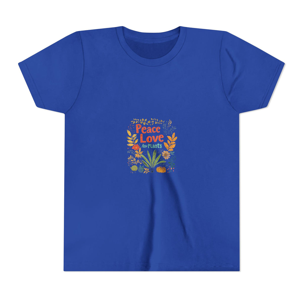 Peace Love And Plants 2 Kids Tee | Youth Plant Lover Shirt