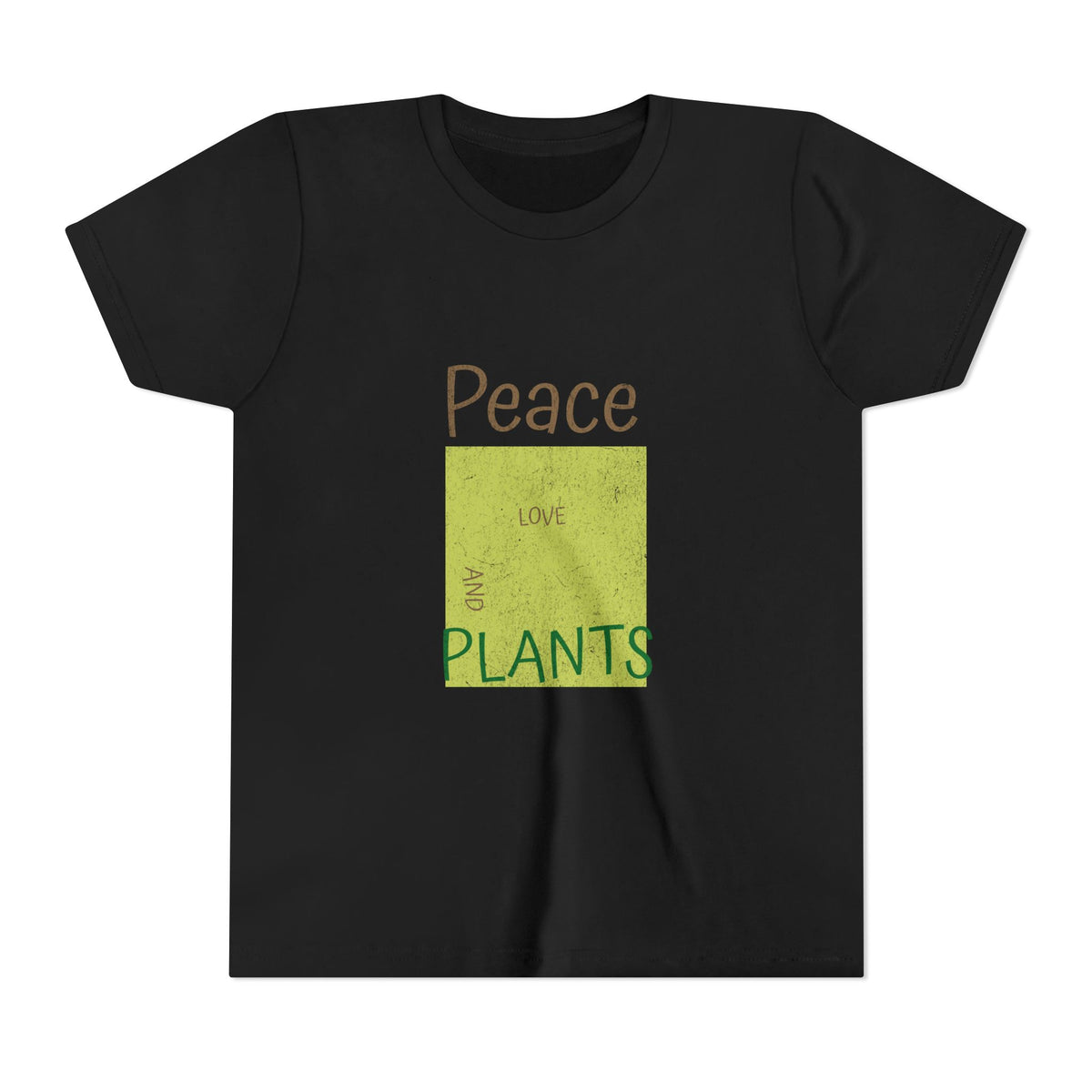 Peace Love And Plants 4 Kids Tee | Youth Plant Lover Shirt