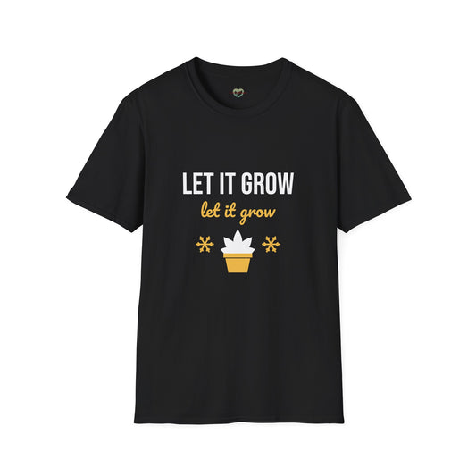 Let It Grow Shirt, Plant Lover Christmas Gift, Gardener Holiday Tee, Plant Mom Xmas T-Shirt