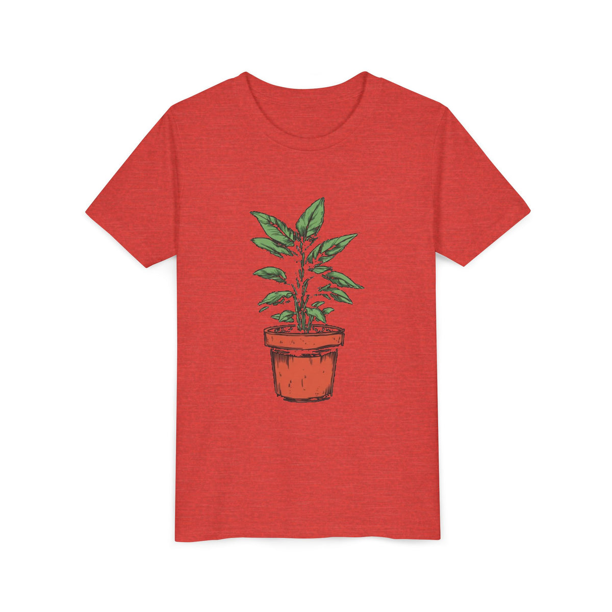 Verdant Heart Kids Tee | Youth Plant Lover Shirt
