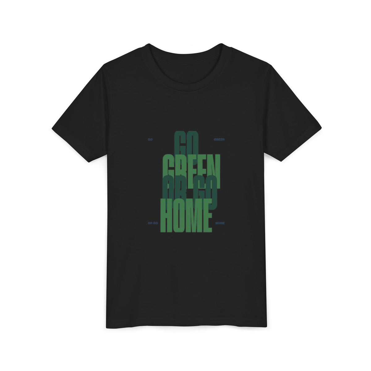 Go Green or Go Home Kids Tee | Youth Plant Lover Shirt