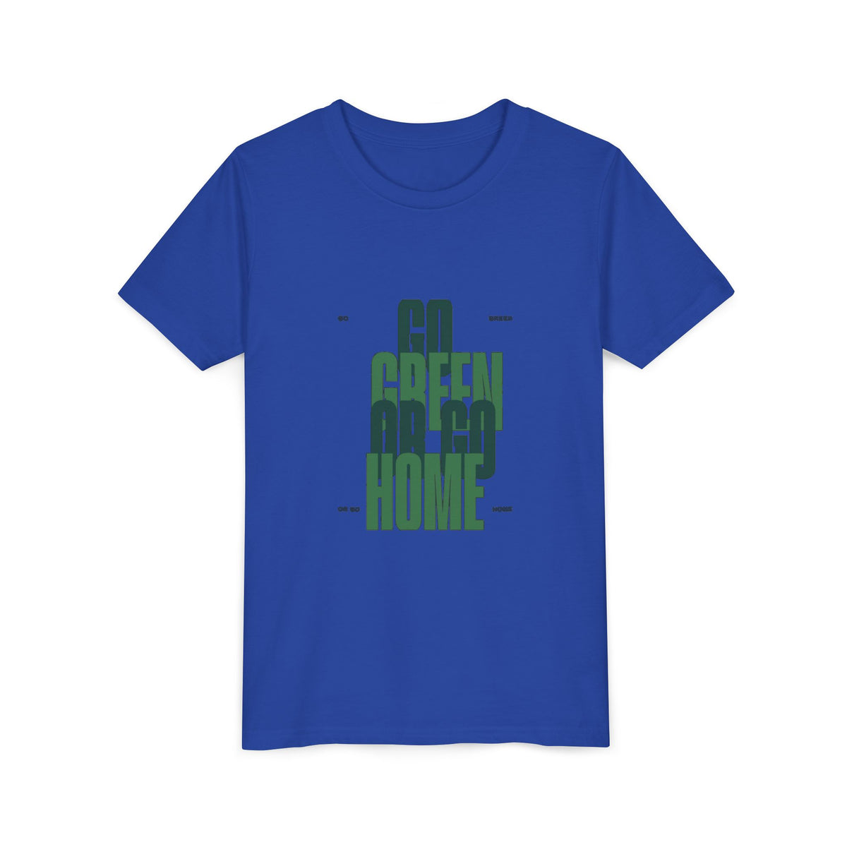 Go Green or Go Home Kids Tee | Youth Plant Lover Shirt
