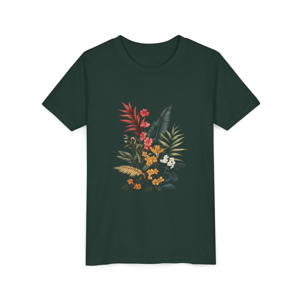 Wild Leaf Whisper Kids Tee | Youth Plant Lover Shirt