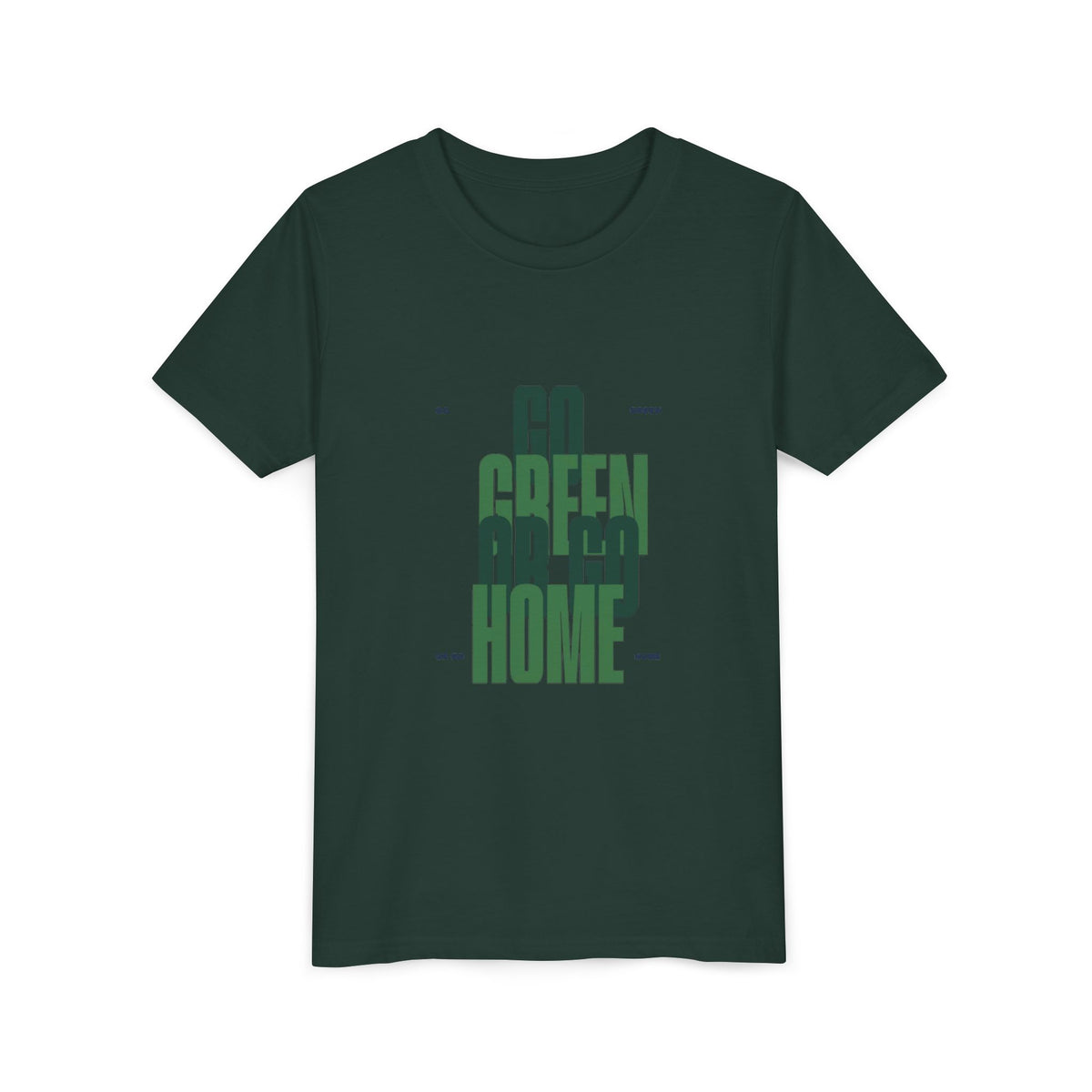 Go Green or Go Home Kids Tee | Youth Plant Lover Shirt