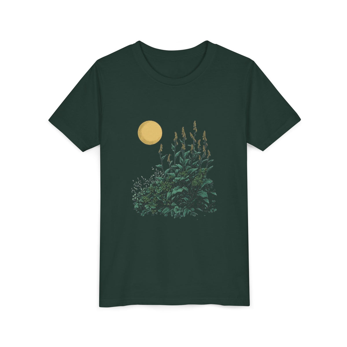 Midnight Flora Kids Tee | Youth Plant Lover Shirt