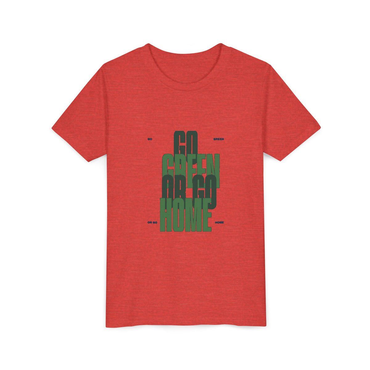 Go Green or Go Home Kids Tee | Youth Plant Lover Shirt