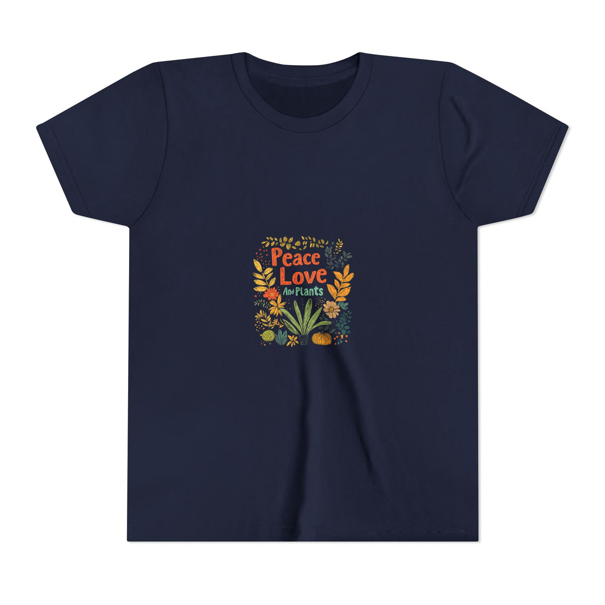 Peace Love And Plants 2 Kids Tee | Youth Plant Lover Shirt