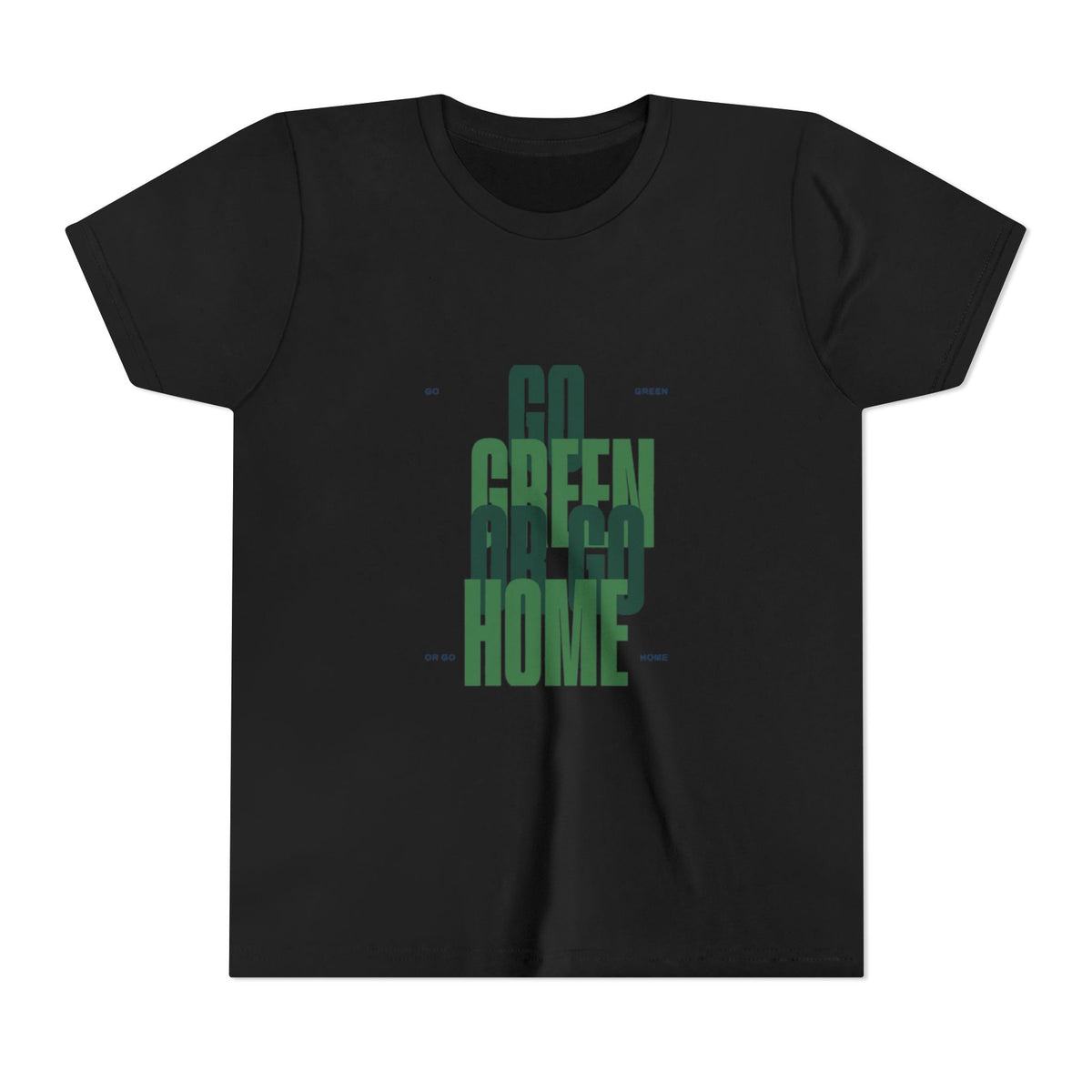 Go Green or Go Home Kids Tee | Youth Plant Lover Shirt