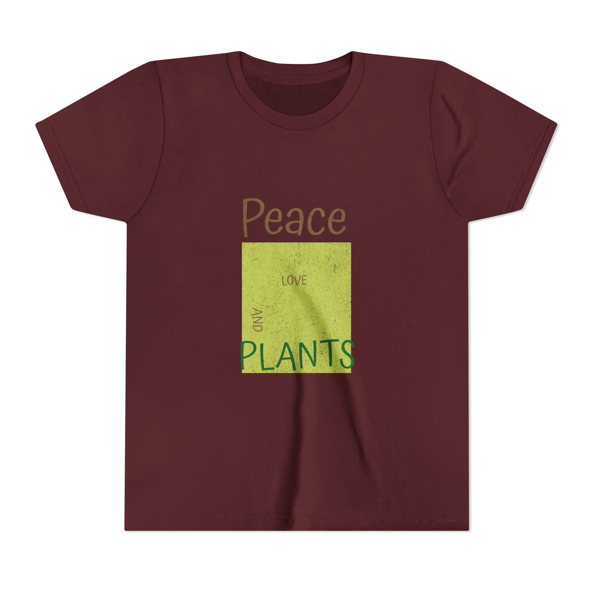 Peace Love And Plants 4 Kids Tee | Youth Plant Lover Shirt