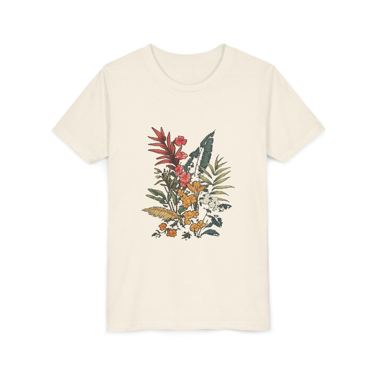 Wild Leaf Whisper Kids Tee | Youth Plant Lover Shirt