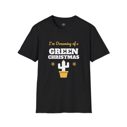 I'm Dreaming of a Green Christmas Shirt, Plant Lover Christmas Gift, Gardener Holiday Tee, Plant Mom Xmas T-Shirt