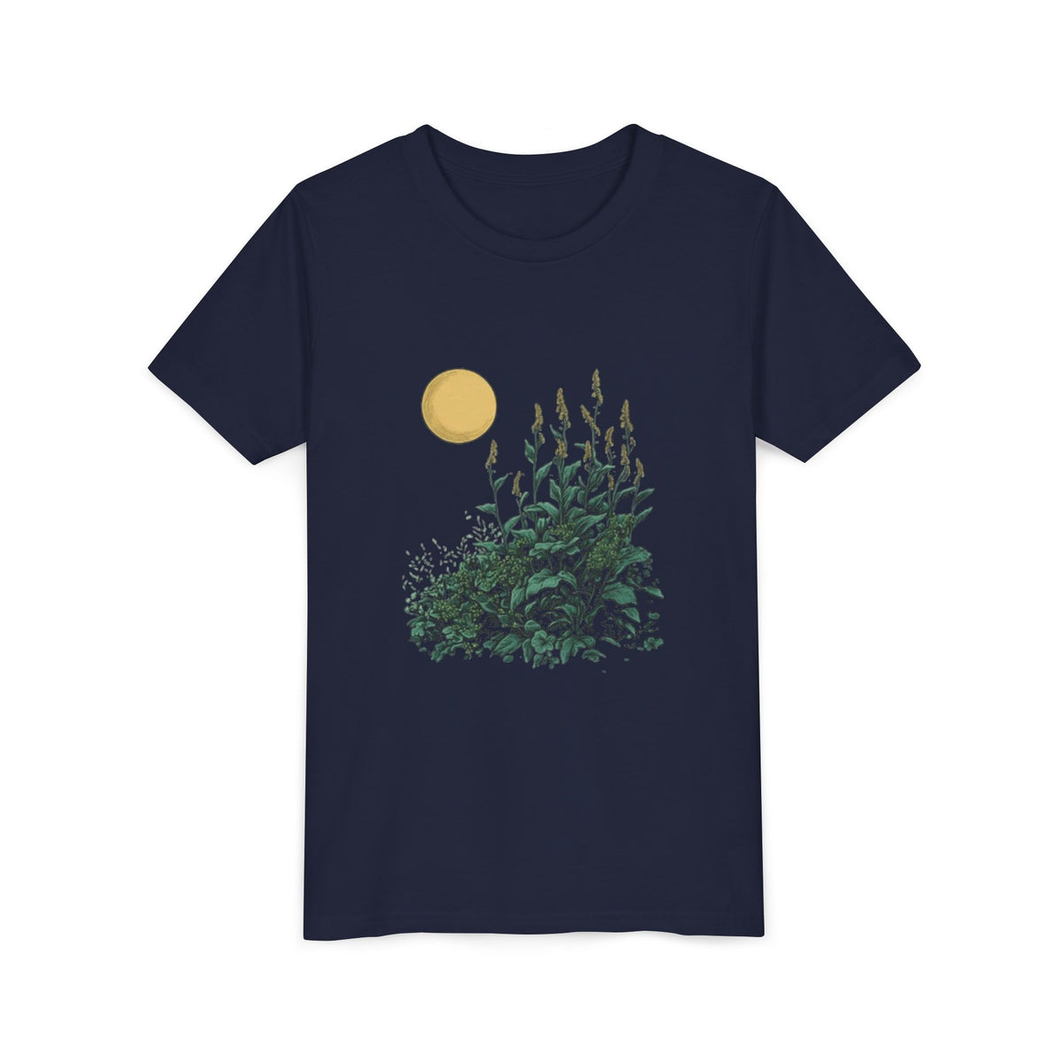 Midnight Flora Kids Tee | Youth Plant Lover Shirt