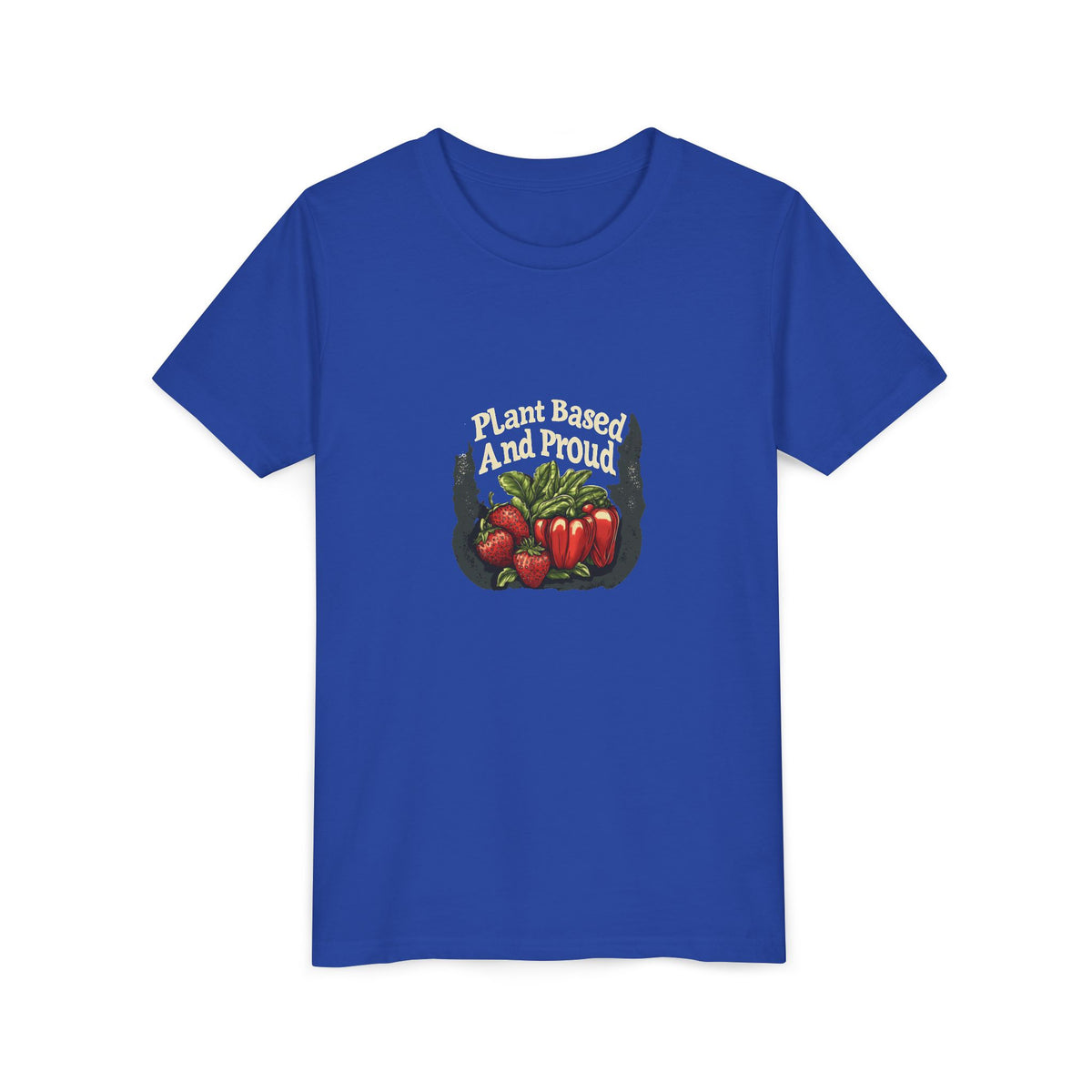 Plant Based and Proud Kids Tee | Youth Plant Lover Shirt