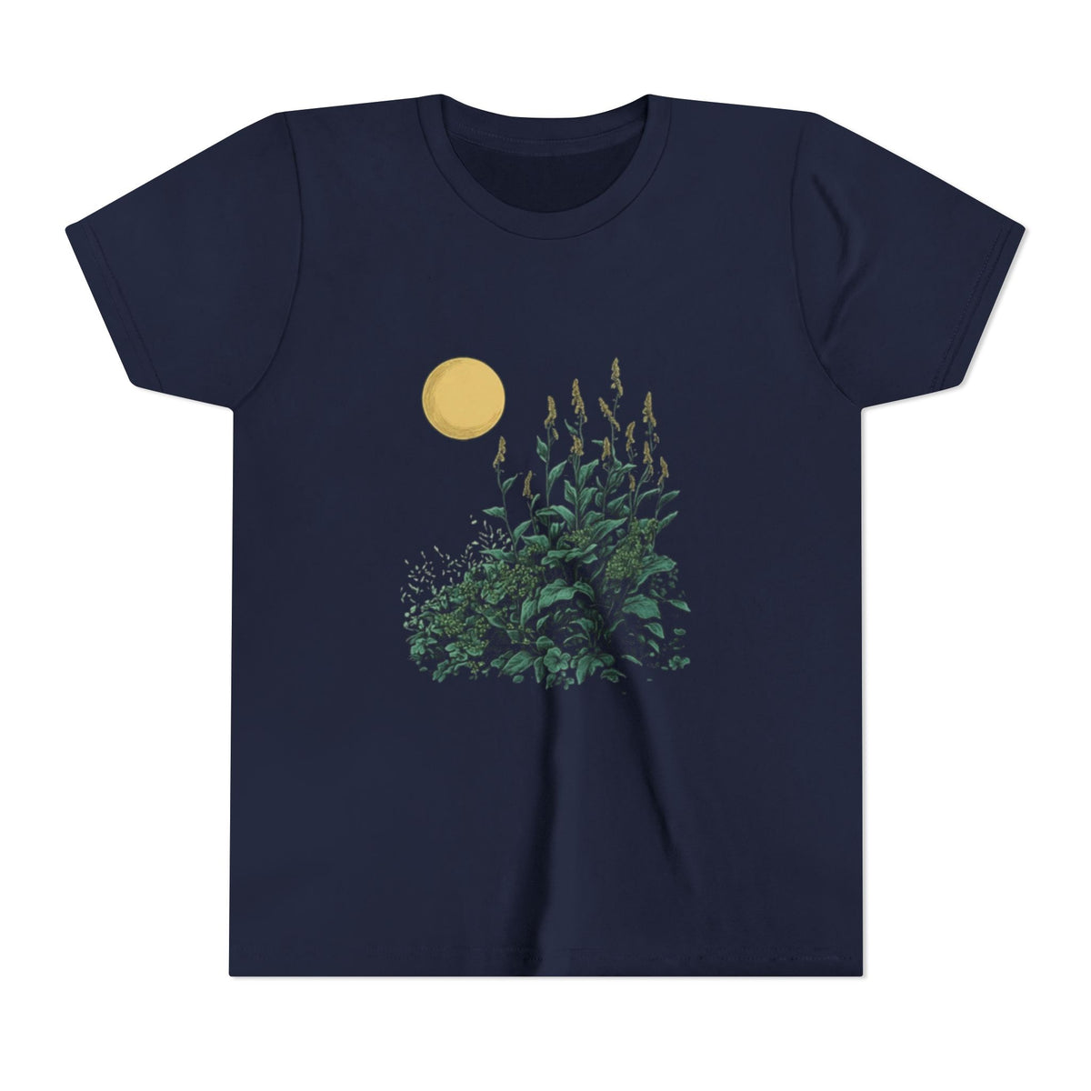 Midnight Flora Kids Tee | Youth Plant Lover Shirt