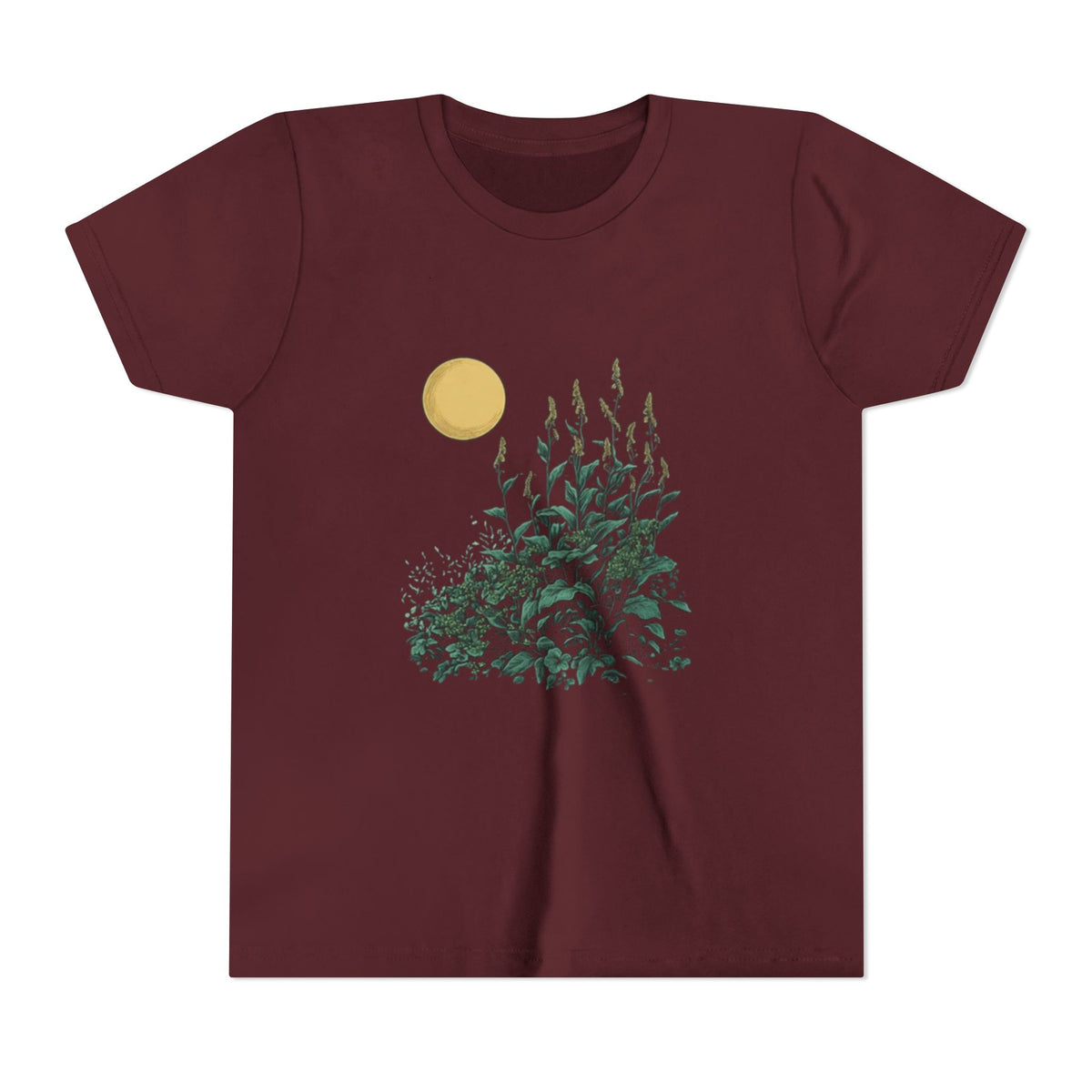 Midnight Flora Kids Tee | Youth Plant Lover Shirt