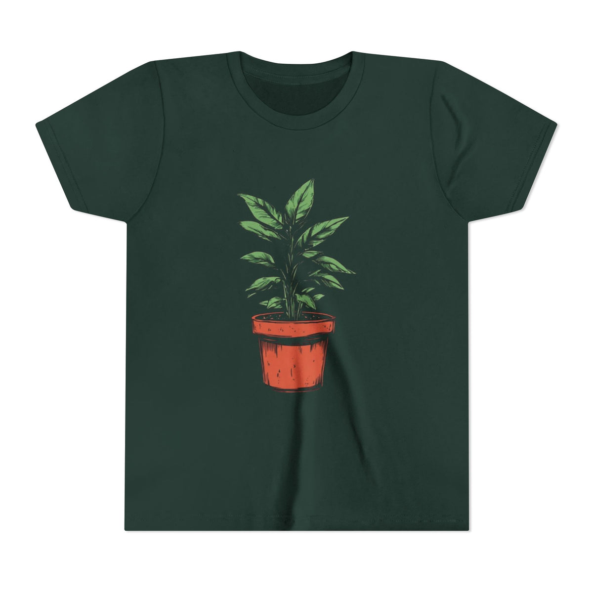 Verdant Heart Kids Tee | Youth Plant Lover Shirt