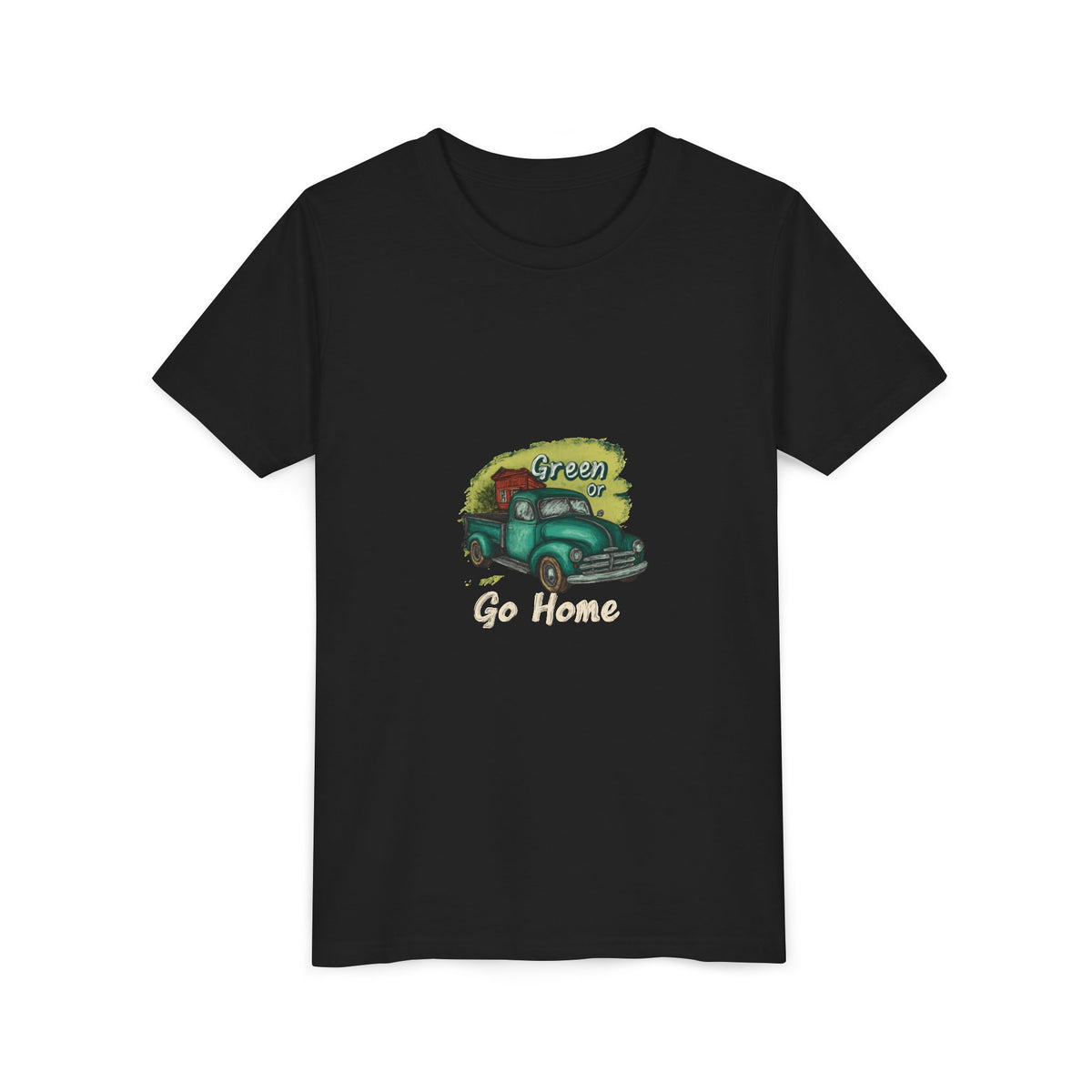 Go Green or Go Home 2 Kids Tee | Youth Plant Lover Shirt