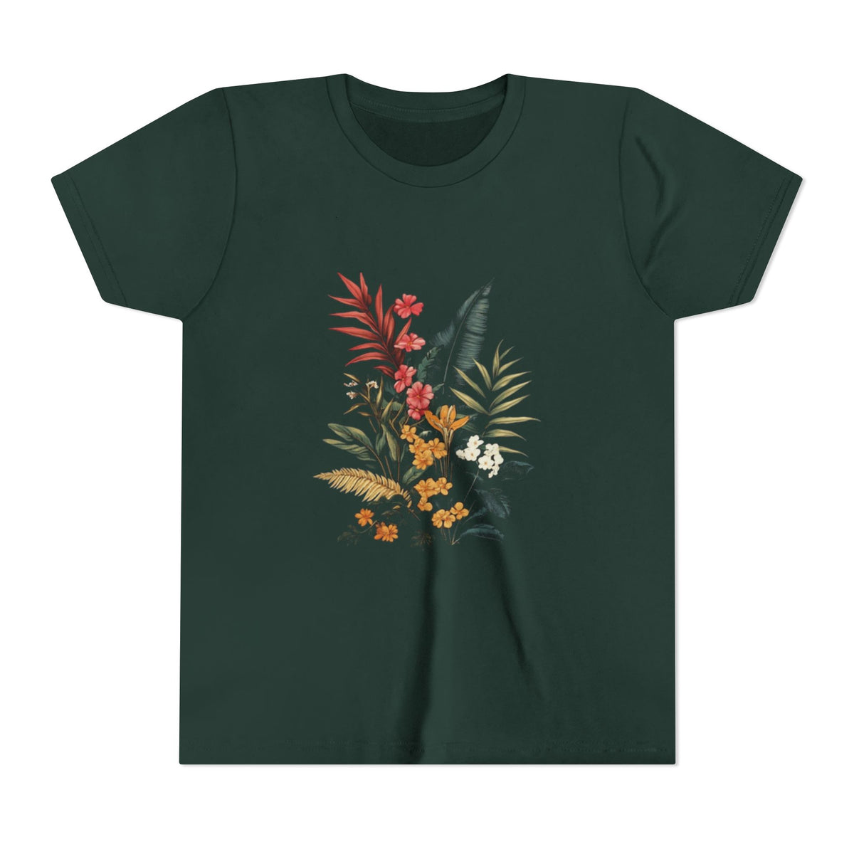 Wild Leaf Whisper Kids Tee | Youth Plant Lover Shirt