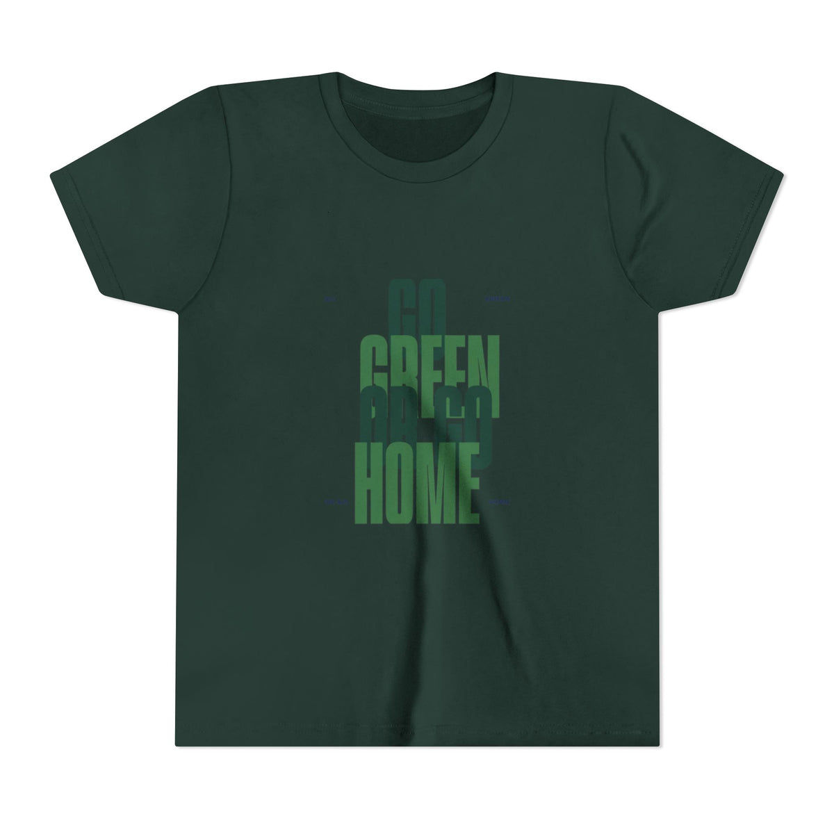 Go Green or Go Home Kids Tee | Youth Plant Lover Shirt