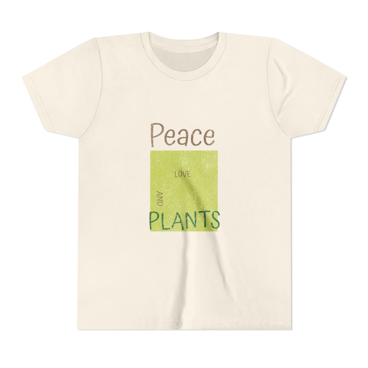 Peace Love And Plants 4 Kids Tee | Youth Plant Lover Shirt