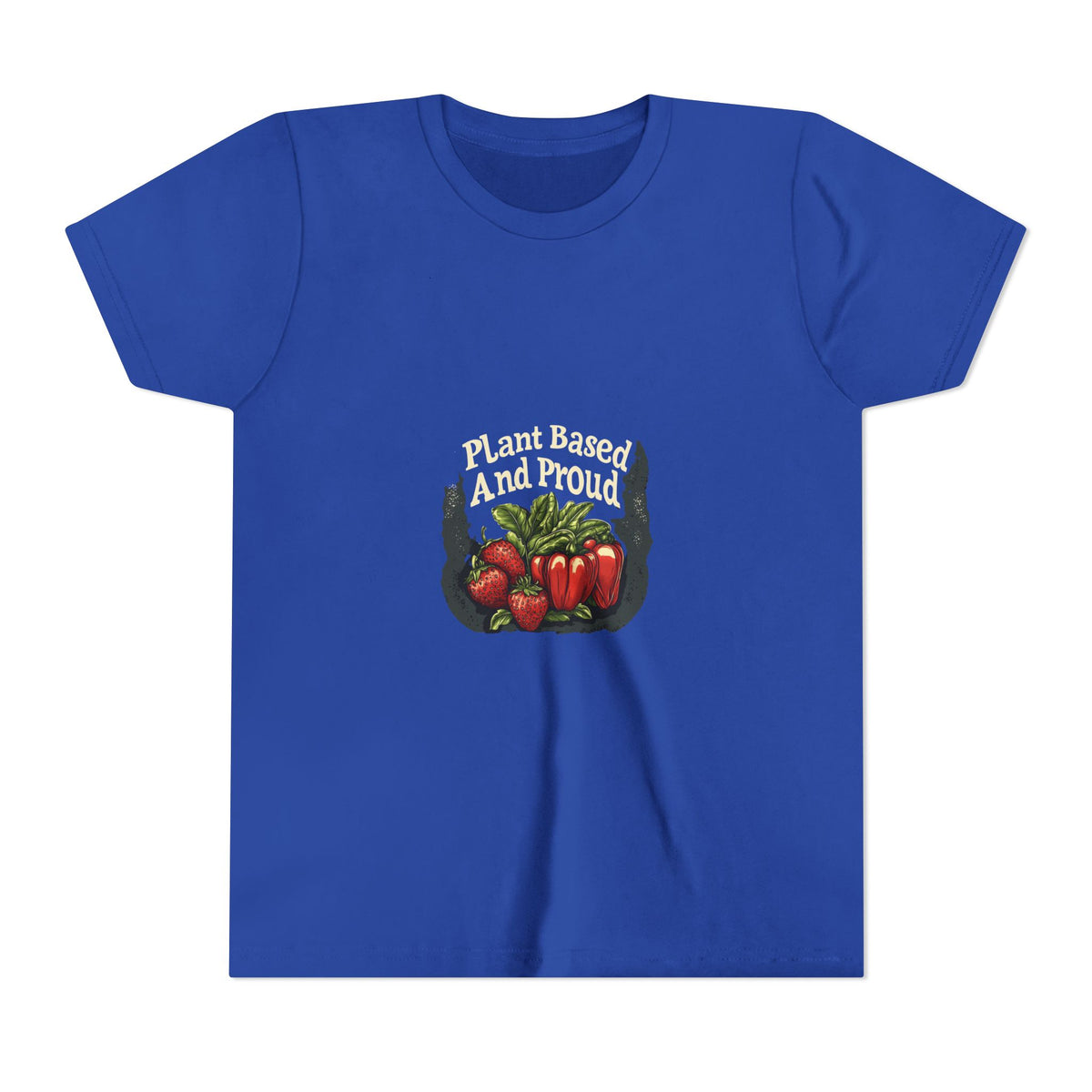 Plant Based And Proud 4 Kids Tee | Youth Plant Lover Shirt