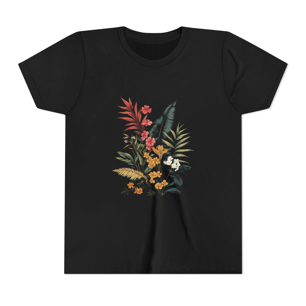 Wild Leaf Whisper Kids Tee | Youth Plant Lover Shirt