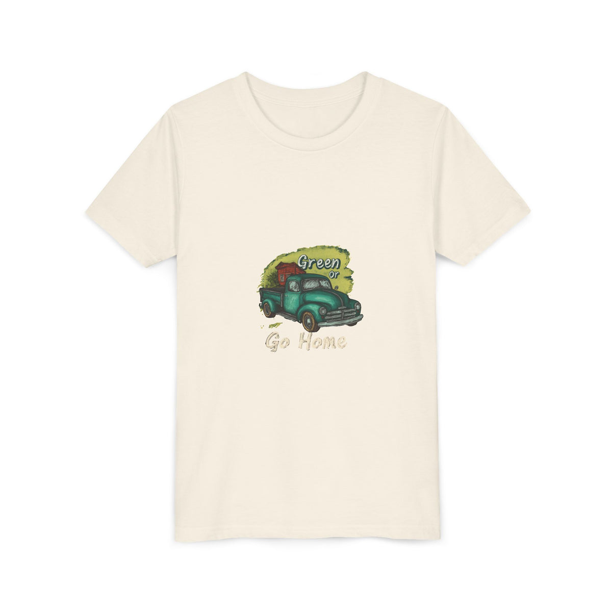 Go Green or Go Home 2 Kids Tee | Youth Plant Lover Shirt
