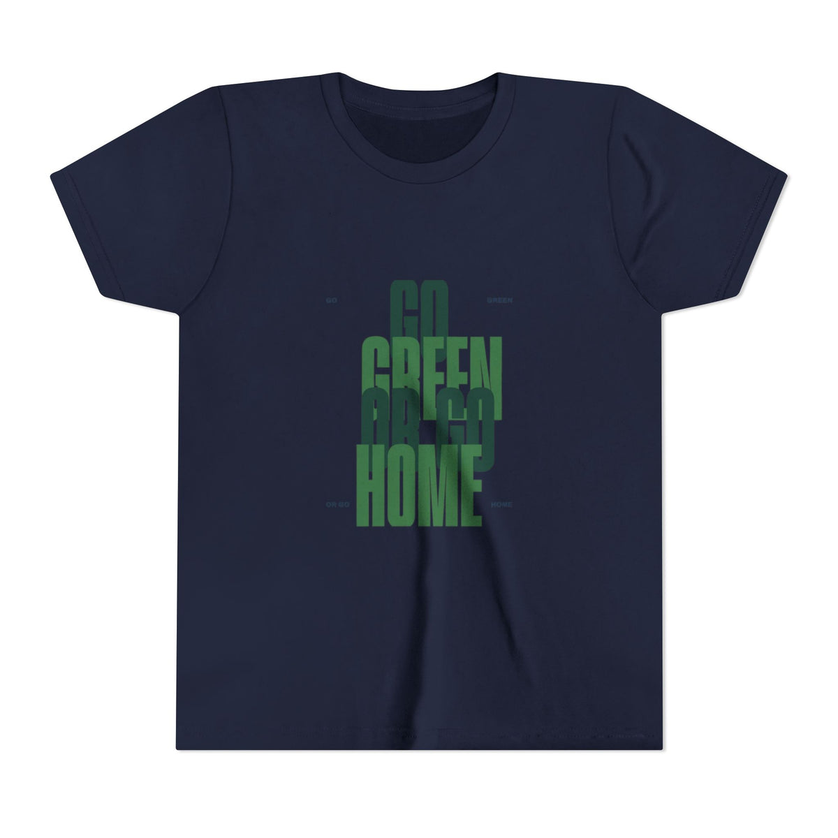 Go Green or Go Home Kids Tee | Youth Plant Lover Shirt