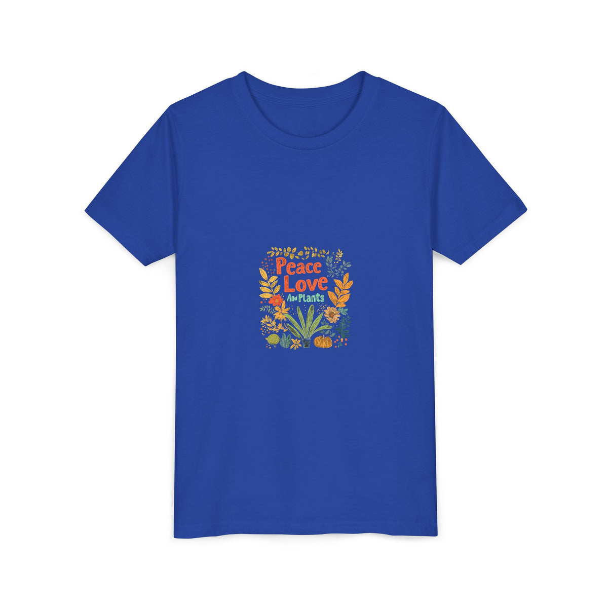 Peace Love And Plants 2 Kids Tee | Youth Plant Lover Shirt