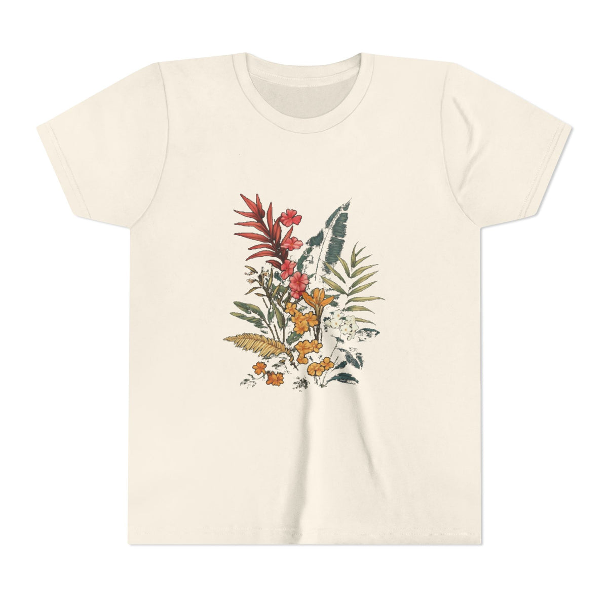 Wild Leaf Whisper Kids Tee | Youth Plant Lover Shirt
