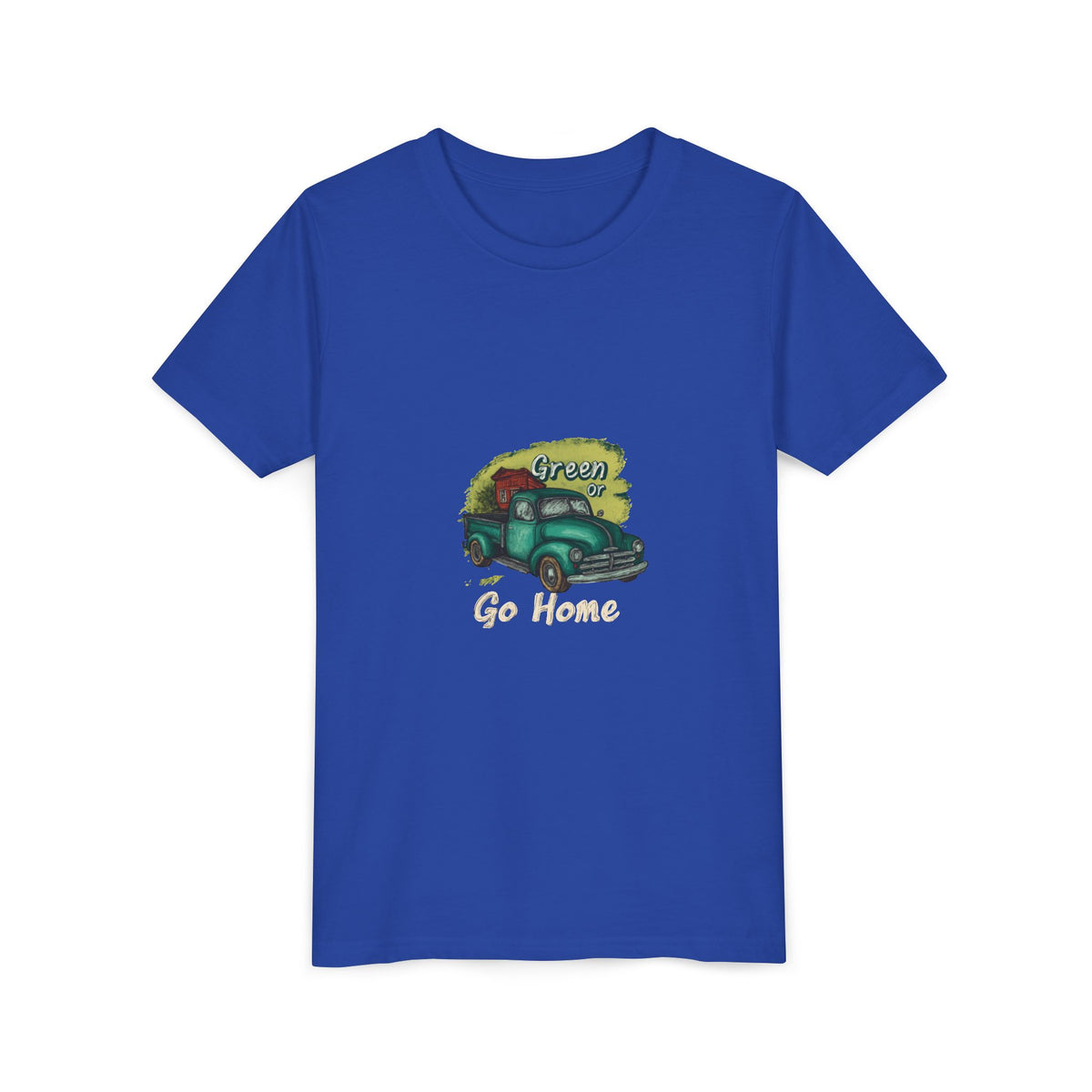 Go Green or Go Home 2 Kids Tee | Youth Plant Lover Shirt