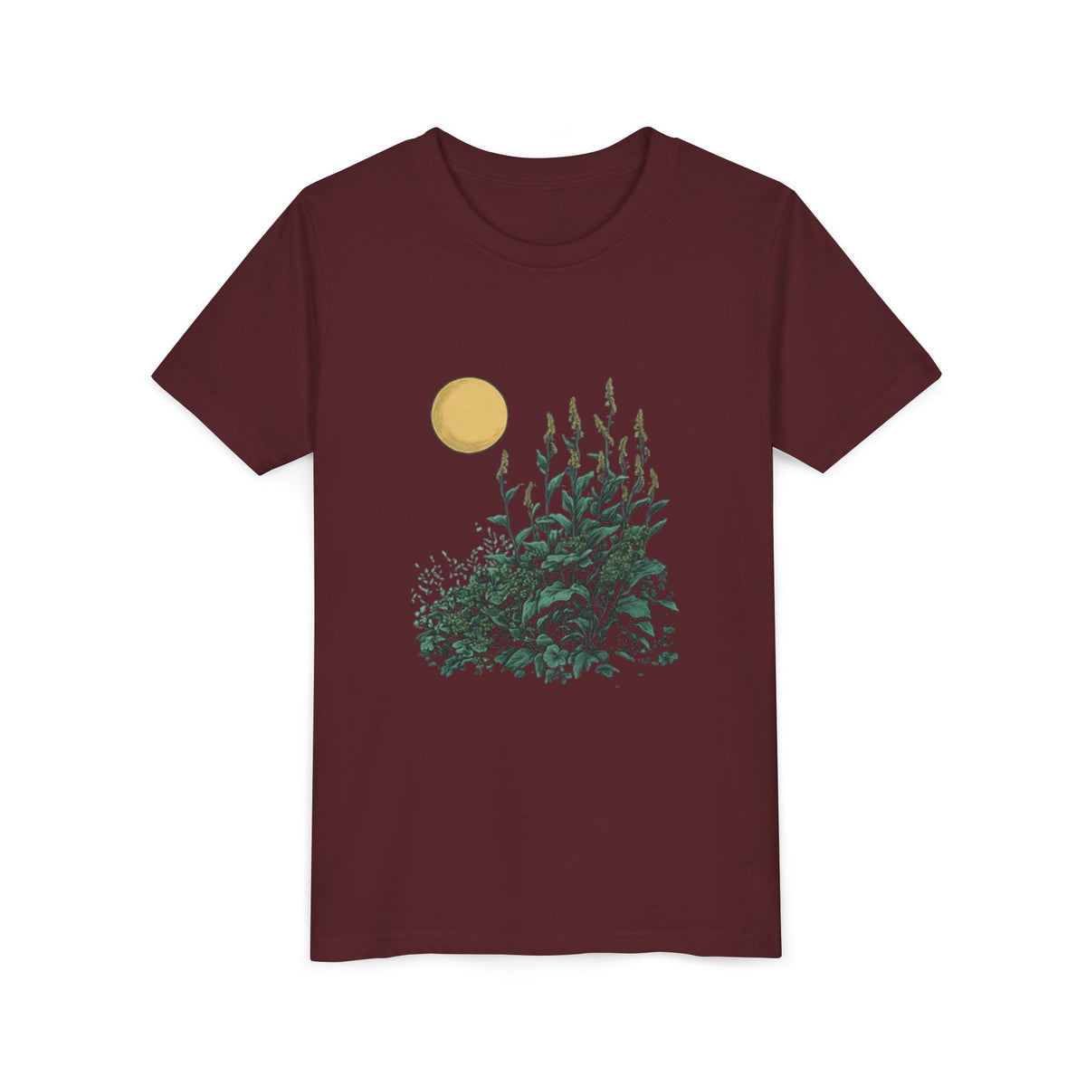 Midnight Flora Kids Tee | Youth Plant Lover Shirt
